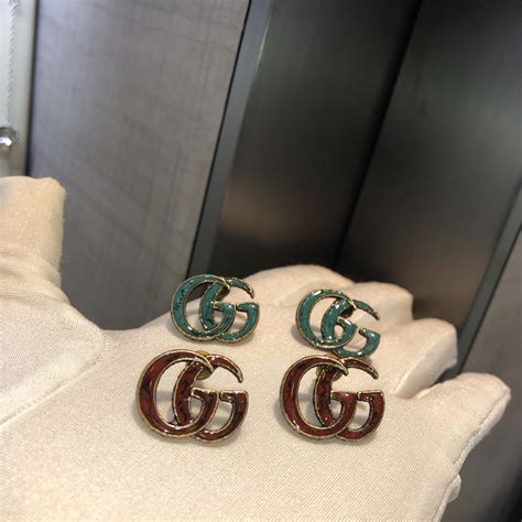 gucci earrings replica|authentic gucci earrings.